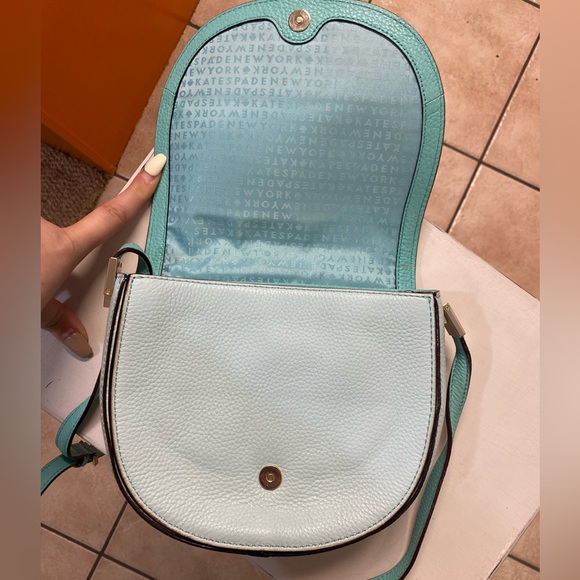 Two toned blue Kate Spade purse - Picture 4 of 5